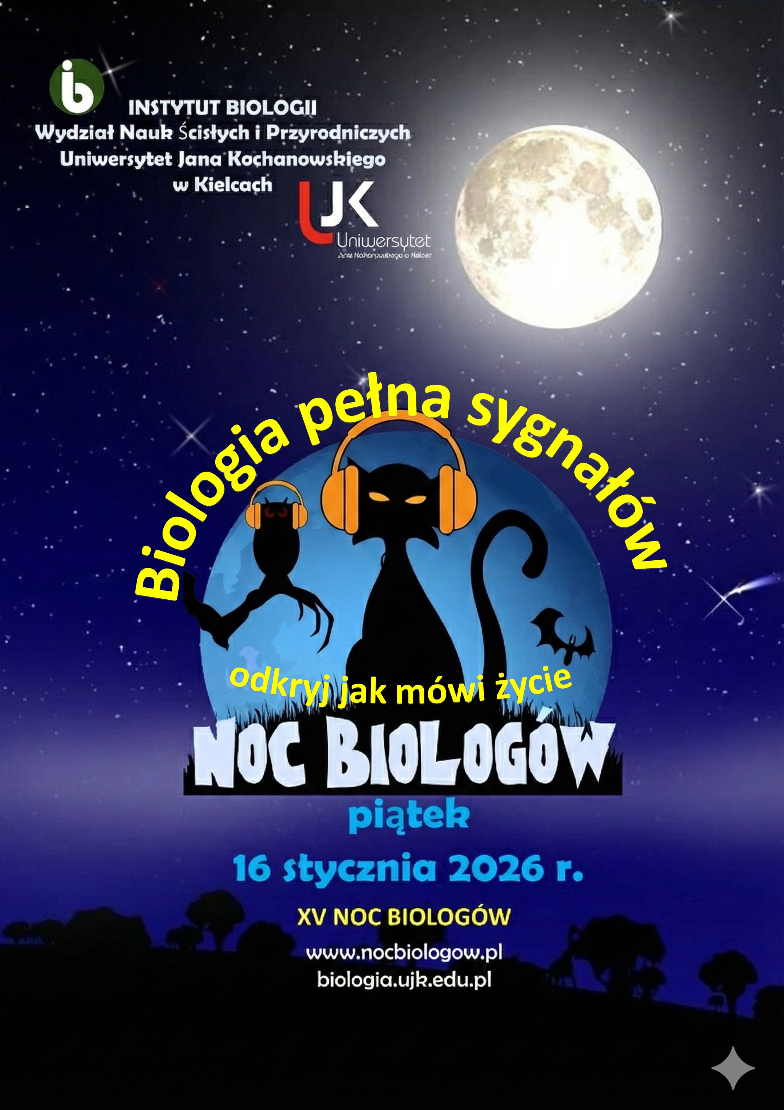 kliknij, aby powiększyć, Noc Biologów 2026 Noc Biologów 2026