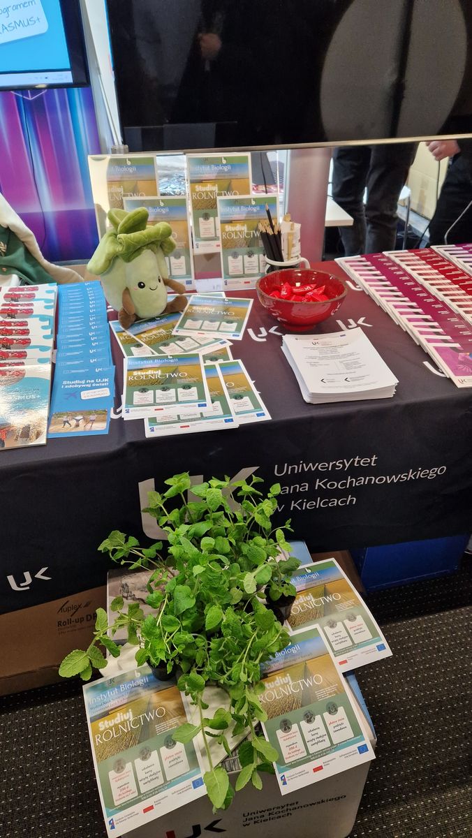 kliknij, aby powiększyć, Vibe na Świętokrzyskie: Studiuj, pracuj, rozwijaj się! - stoisko Wydziału Nauk Ścisłych i Przyrodniczych Vibe na Świętokrzyskie: Studiuj, pracuj, rozwijaj się!